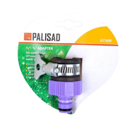 PALISAD Adapter s navojem PVC 1/2"–3/4" s obujmicom